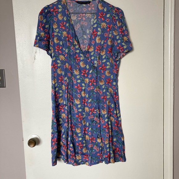 Zara Silky Summer Mini Dress - Picture 1 of 4